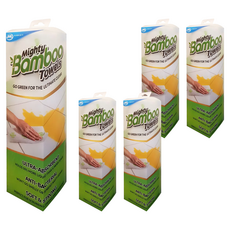 JML MIGHTY BAMBOO 強吸力天然竹纖維擦拭巾 Set 20張 超強吸水力 可機洗, 5盒