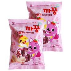 핑크퐁 아기상어 까꿍 유산균 크리스피롤 24입, 딸기, 2개, 120g