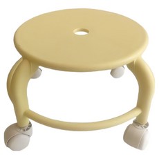 Inareum 柔軟滑輪矮凳, 1個, 黃色輪子