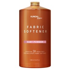 KUNDAL 昆黛爾 3倍濃縮衣物柔軟精 爽身粉香, 1.58L, 1瓶