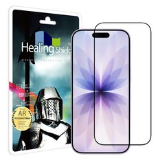 Healing Shield 3D 全覆蓋 AR 高畫質鋼化玻璃螢幕保護貼組, 1套