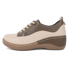 J SHOE 牛皮女款厚底休閒鞋 5.5cm