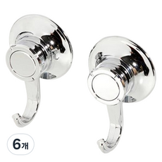 마켓비 국내 제조 QQUAC 다용도 후크 GM3605C, 6개