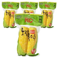 킹오브콘 노랑옥수수 2p, 500g, 4개