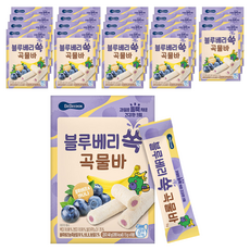 베베쿡 블루베리 쏙 곡물바 5g x 8p, 블루베리맛, 40g, 20개