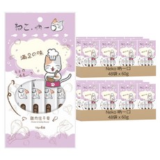 Neko 吶一口 全齡貓 貓肉泥, 雞肉 + 干貝, 60g, 96袋