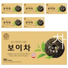 우리차 송원식품 보이차, 600mg, 100개입, 6개