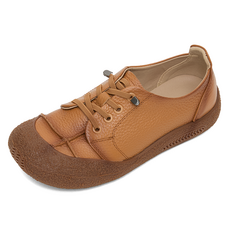 J SHOE 天然牛皮 Hands 彈性綁帶舒適運動鞋 2.5cm