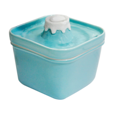 陶瓷寵物飲水機 尺寸14x14x13cm 1.5kg, 富士山, 1台