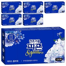 碧珍 烘衣機用烘衣片 纖維柔軟劑 Signature Ice Flower 正品, 130入, 6個