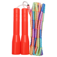 JFROPE 孩童彩色跳繩 4~8歲適用, 紅色的