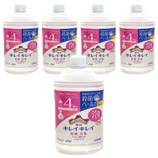 LION 獅王 趣淨 泡沫洗手慕斯補充瓶 柑橘香, 800ml, 5瓶