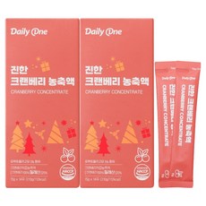 데일리원 진한 크랜베리 농축액, 210g, 2개