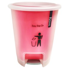 KEYWAY 聯府 馬卡龍踏式桶, 粉色