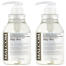 馬爾科姆全天柑橘沐浴露, 520ml, 2瓶