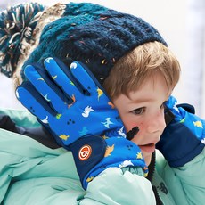 bayb 아동용 패딩 손가락 장갑 패턴
