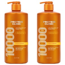 엘라스틴 프로틴 클리닉 10000 고영양 단백질 트리트먼트 플로럴머스크향, 1L, 2개