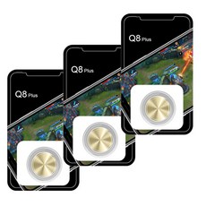 림스테일 핑거 스마트폰 조이스틱 골드화이트, 3개