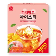SONGWON 桃子芒果冰茶沖泡粉, 5g, 50入, 1個
