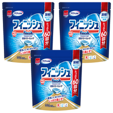 피니시 파워큐브 식기세척기 미니 세제 60p, 300g, 3개