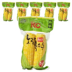 킹오브콘 노랑옥수수 2p, 500g, 6개