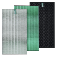 YEAR怡悅 抗菌抗病毒濾心+活性碳濾網 台灣製造 有效抗菌除臭, sharp kc-jd50t/kc-jd50t-w/kc-jh50適用, 1個