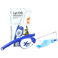 Pettoria Cat Le Chic Reel 釣魚竿, 藍色 + 白色, 1個