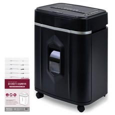 現代辦公 Paper Friend 自動進紙 +保養油紙 140張 30分鐘連續碎紙 文件碎紙機 20L, PK-140AF, 黑色