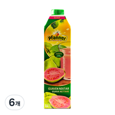 Pfanner 芭樂汁, 1L, 6個