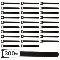 Ender 魔鬼氈束線帶, 300個, 黑色