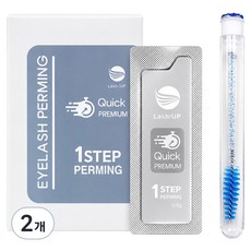 Lash UP Quick Premium角蛋白睫毛燙第1劑 10入+睫毛刷, 8g, 2個