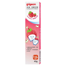 pigeon 貝親 兒童牙膏 草莓, 45g, 1條