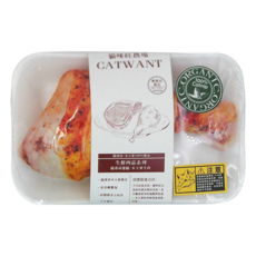 CATWANT 貓咪旺農場 100%貓薄荷 木天蓼填充玩具 雞腿, 植物填充物 絨布, 安全貓玩具, 1個