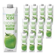 코코씸 100프로 퓨어 코코넛 워터, 1L, 12개