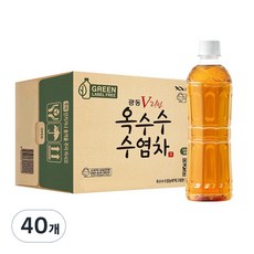 광동옥수수수염차 무라벨, 500ml, 40개