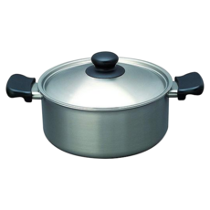 SORI YANAGI 柳宗理 霧面不銹鋼鍋 附蓋, 22cm, 單色, 1組