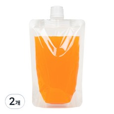 더백퍼센트 투명 스파우트 파우치 200ml, 15mm, 50개입, 2개