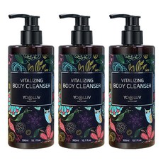 YO LUV 賦活身體潔膚露, 300ml, 3個