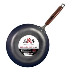 日本 Summit 燕鐵器系列 窒化鐵鍋 壓紋平底鍋 IH爐適用, 28cm, 1個