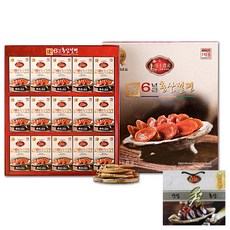 鄉土農產 6年根高麗紅蔘切片 + 購物袋, 15件, 300g, 1套