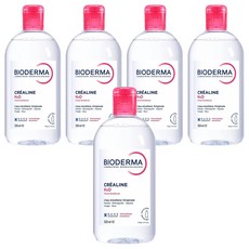 BIODERMA H2O高效潔膚液, 500ml, 5瓶