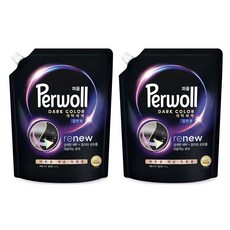 Perwoll 深色衣物專用洗衣精補充包, 2個, 1.7L
