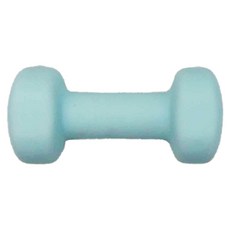 MICHAEL FITNESS 麥克健身 鑄鐵啞鈴, 實心鑄鐵, PVC+實心鑄鐵材質, 防滑磨砂質感, 多種重量選擇, 3kg, 1個