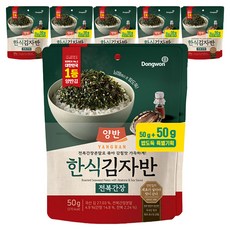 양반 한식 김자반 전복간장, 50g, 12개
