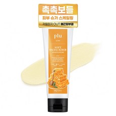 plu 柔軟臉部磨砂膏 蜂蜜與糖, 100g, 1條