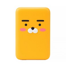 더블유아이 카카오프렌즈 어부바 충전 보조배터리 5000mAh 무선, RYAN, WI22-MSPB5000