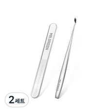 미스터그린 손톱 광택 글라스 샤이너 + 큐티클밀대 MR2184, 2세트