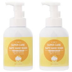 超級護理安全洗手液檸檬味, 500ml, 2個