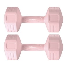 TEZEWA 時尚彩色款啞鈴 XFE-T480 粉色, 5kg, 1組