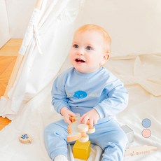 Tartine et Chocolat 兒童UL刺蝟大學T上下套裝